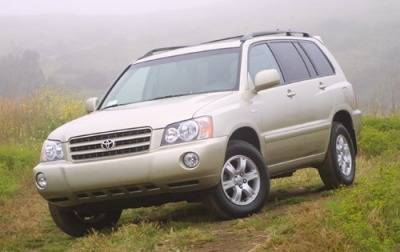 2002 Toyota Highlander Gas Tank Size. Capacity in Gallons, Litres